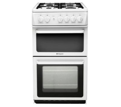 HOTPOINT  HAG51P Gas Cooker - White